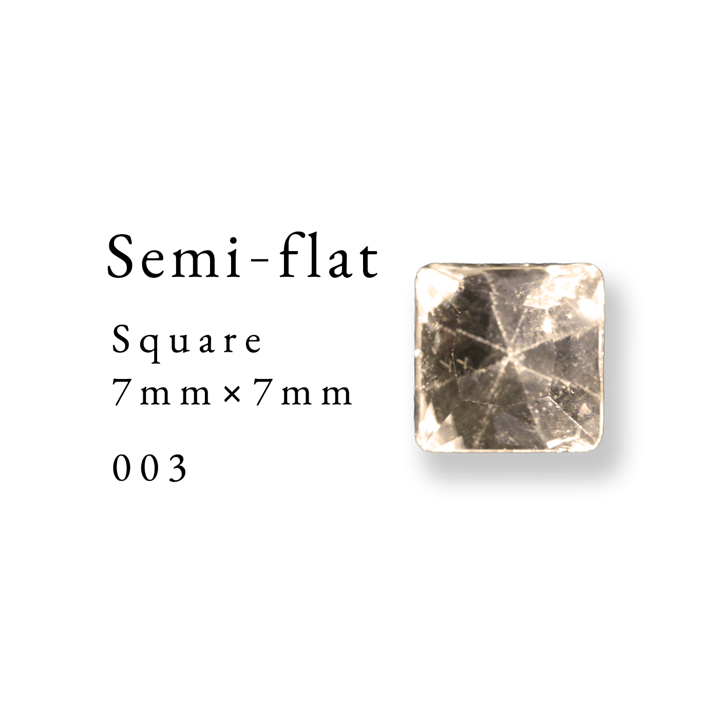 Semi-flat square