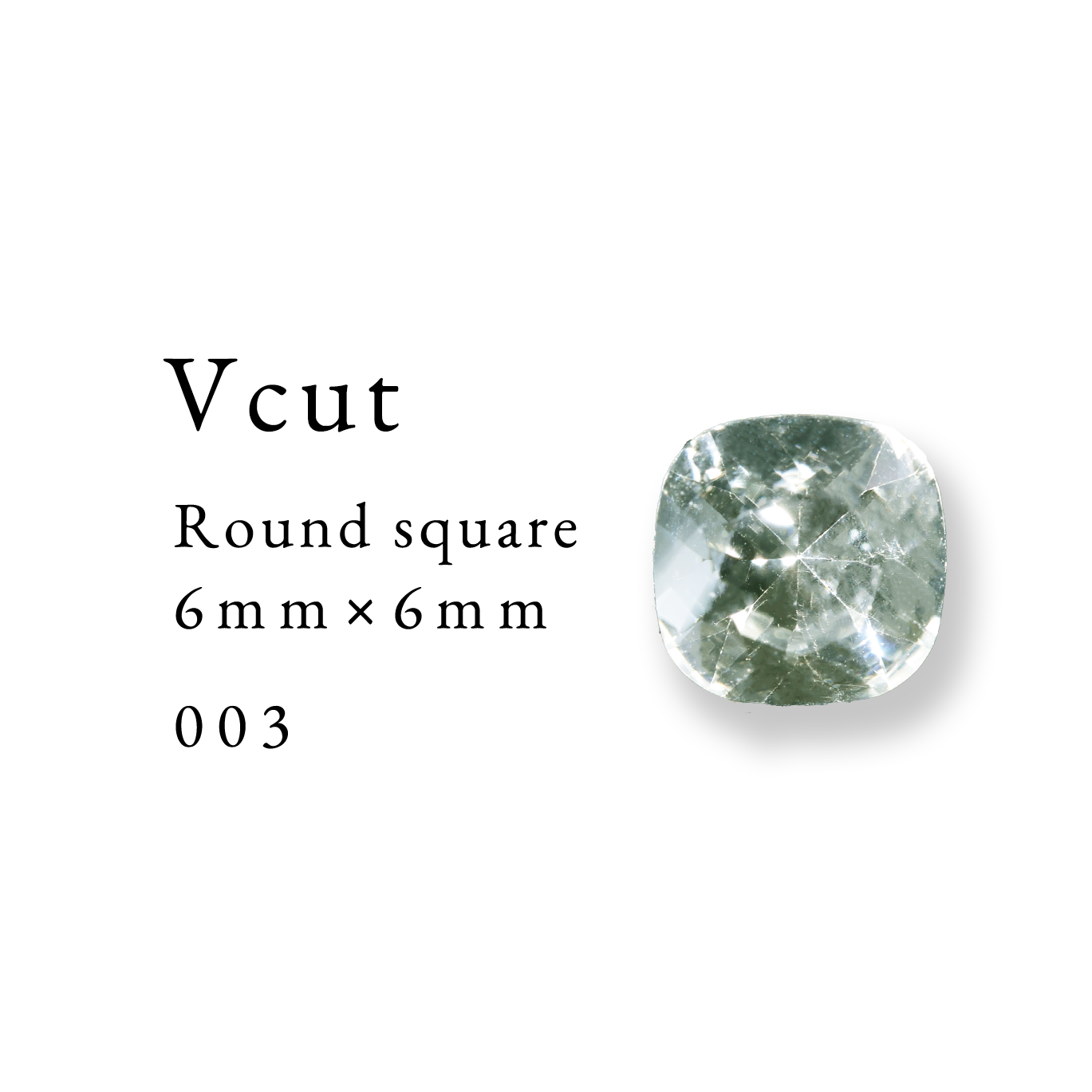 Vcut-Round square