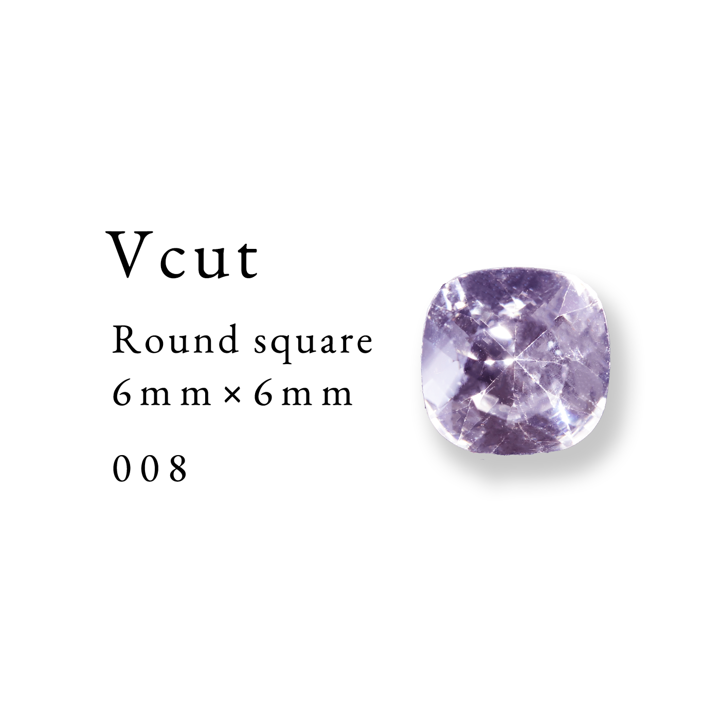 Vcut-Round square