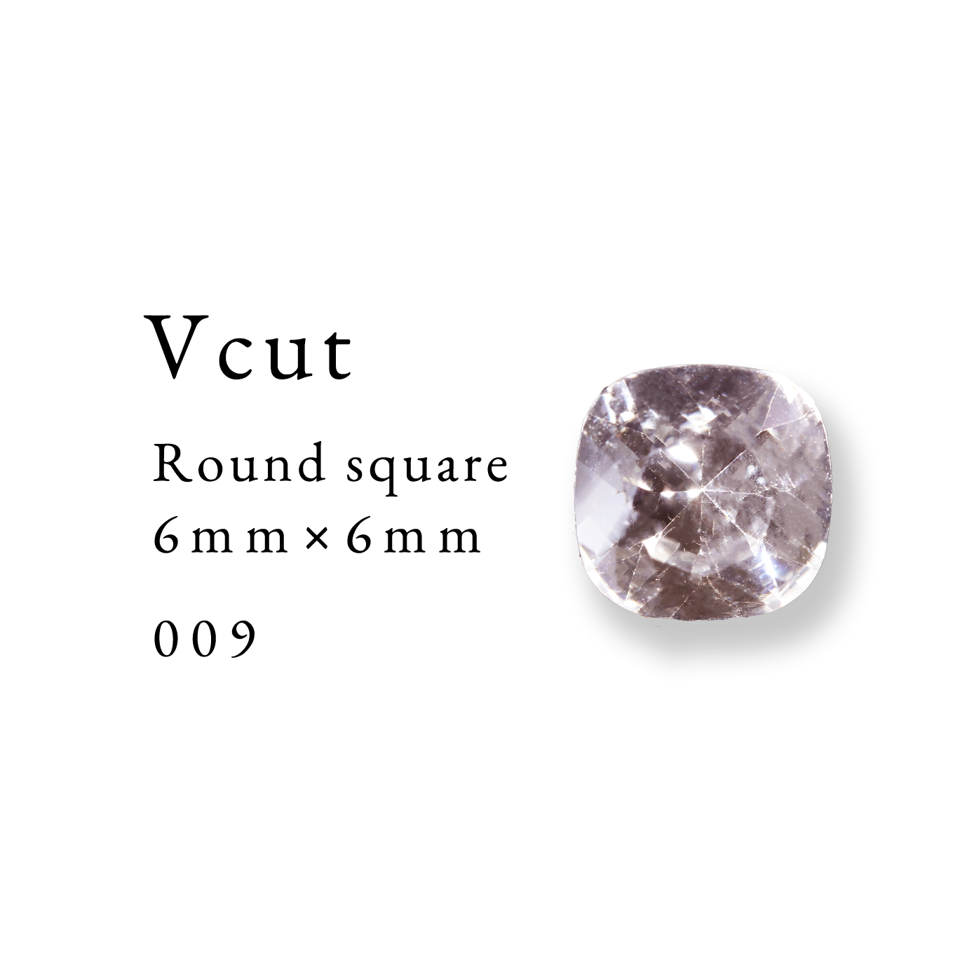 Vcut-Round square