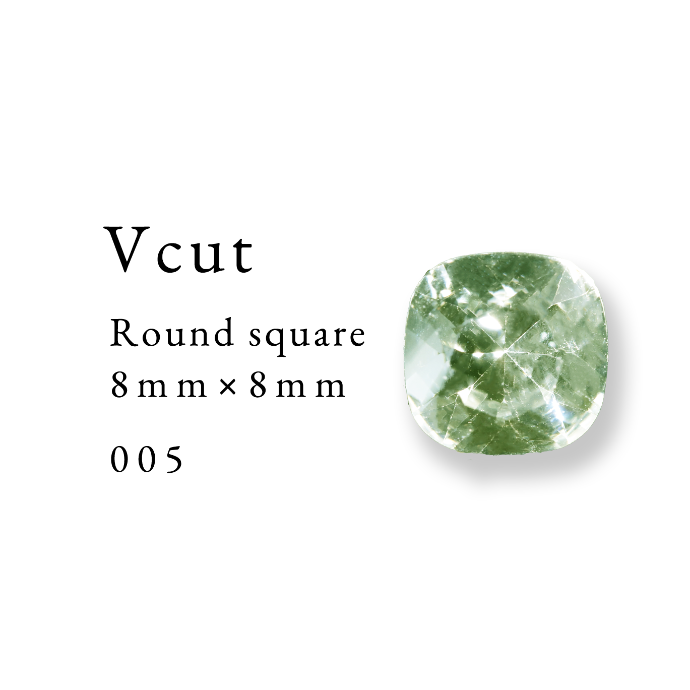 Vcut-Round square