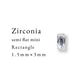 Zirconia semi flat mini