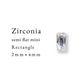 Zirconia semi flat mini