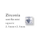 Zirconia semi flat mini