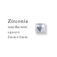 Zirconia semi flat mini