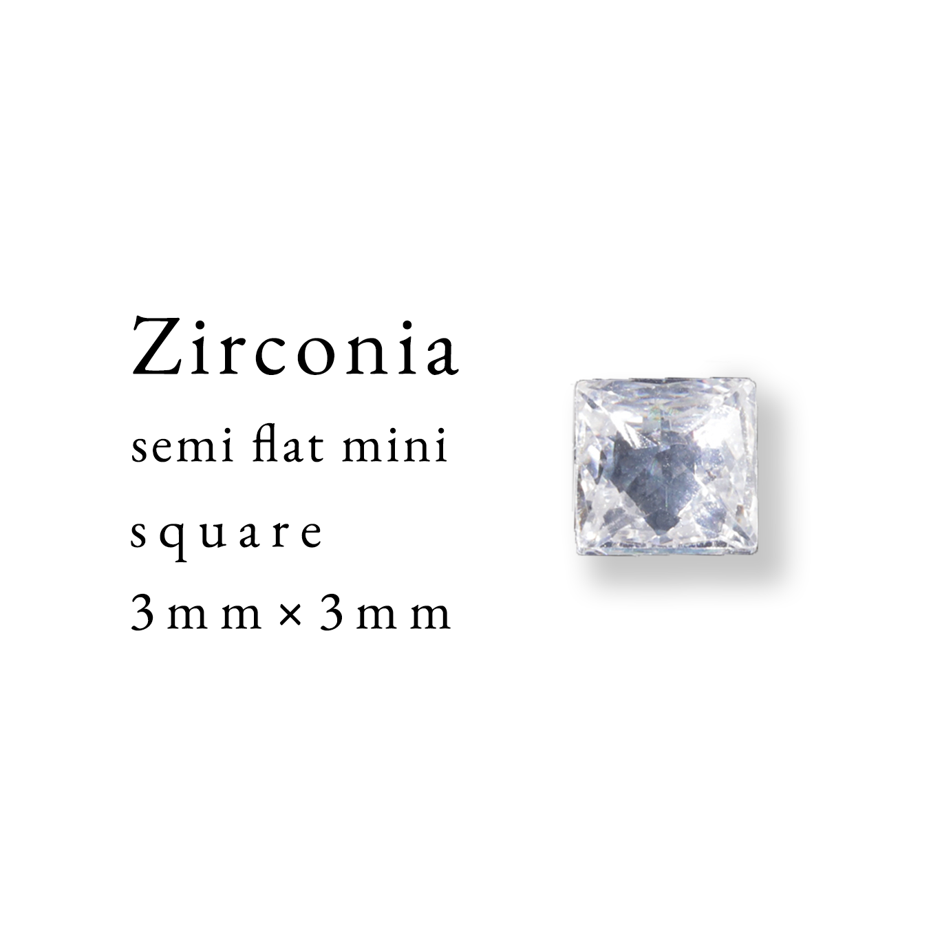 Zirconia semi flat mini