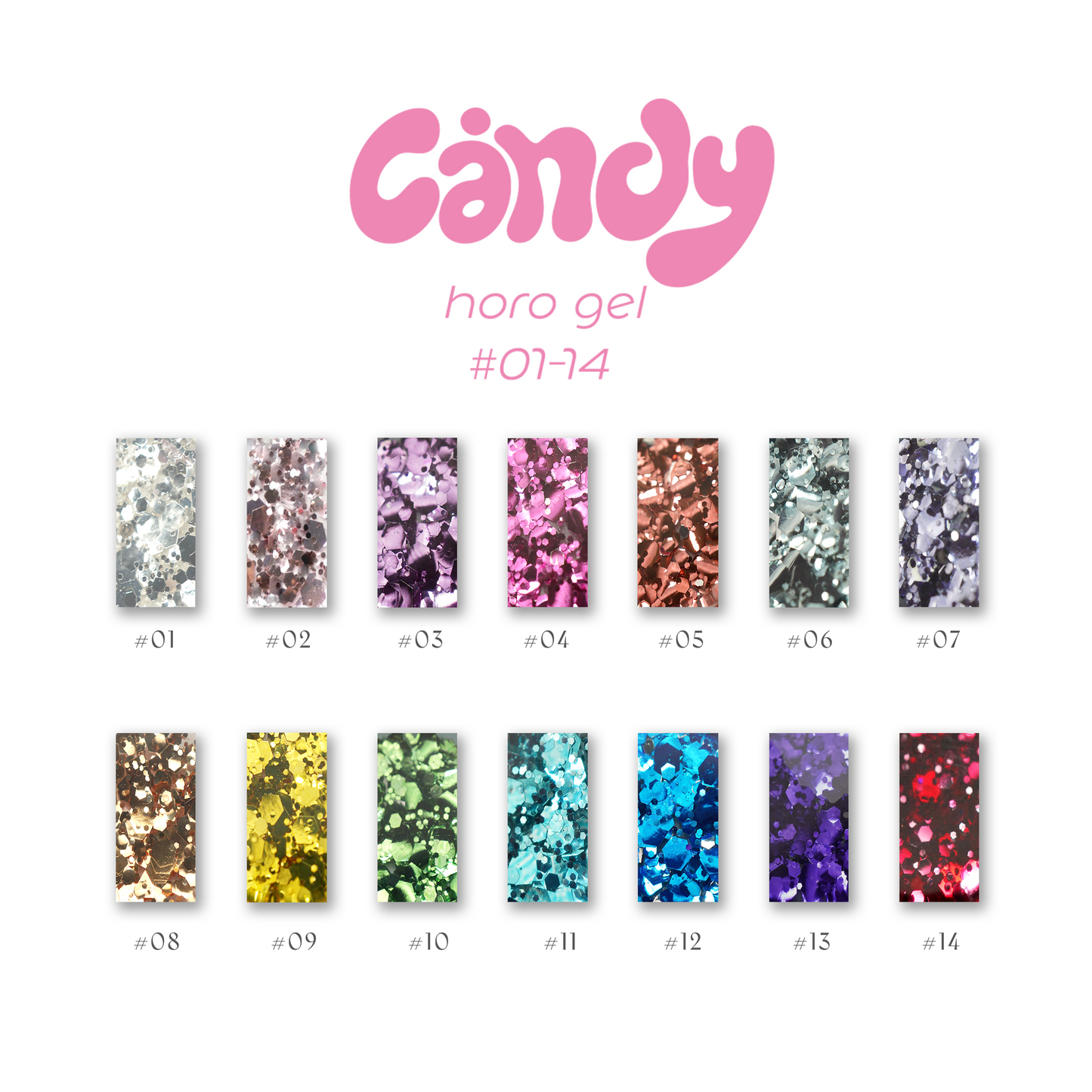 enoi candy ホロジェル　14色セット　エノイ candy gel – énoi