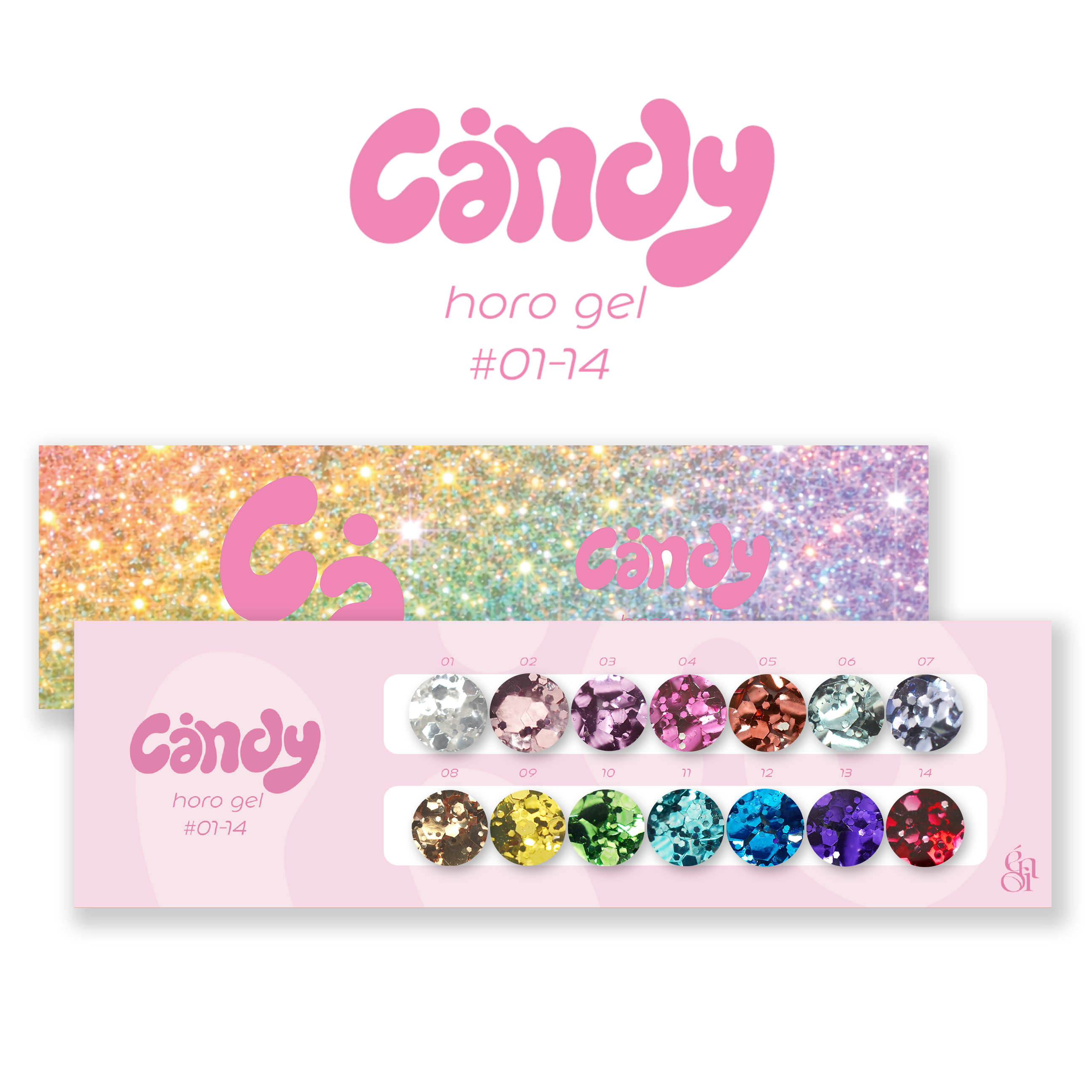 enoi candy 14色セット(約1.5g 半量程度) candy gel – énoi