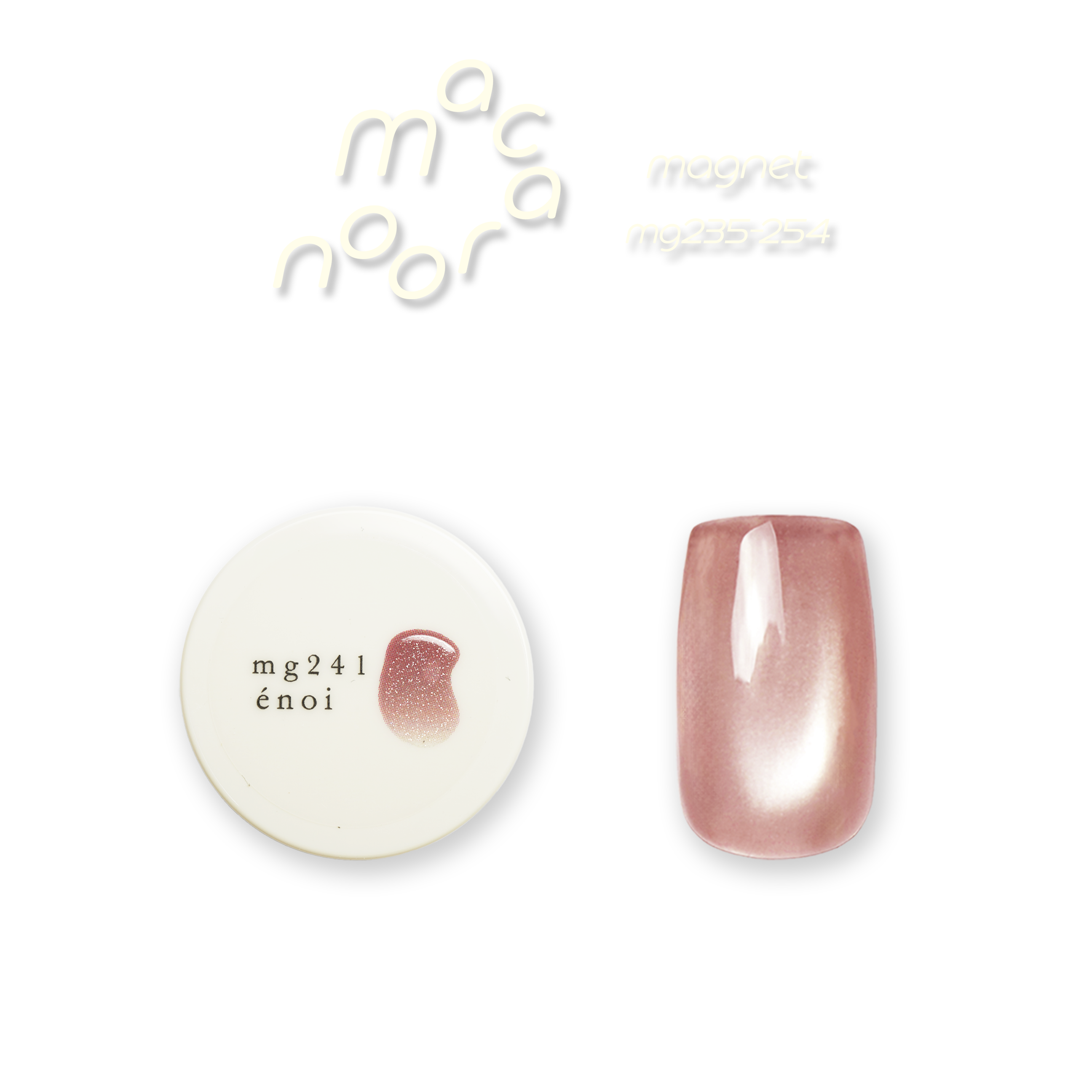 enoi 新色マグネット macaron mg235〜mg254 A4台紙付き 【公式通販】